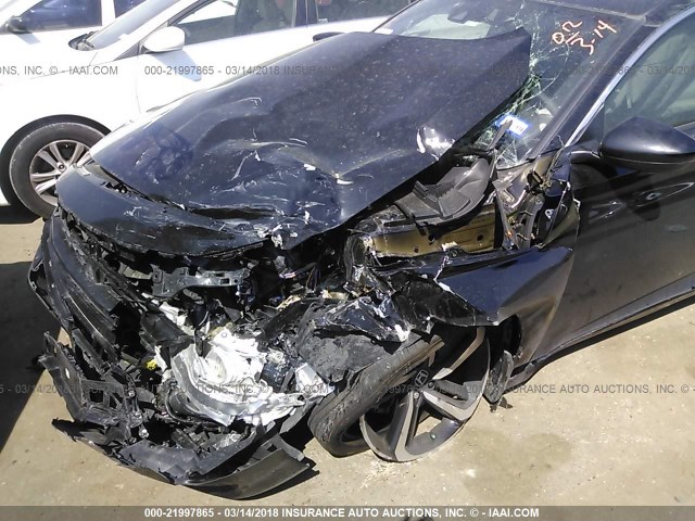 1HGCV1F34JA053741 - 2018 HONDA ACCORD SPORT 黑色 照片 6