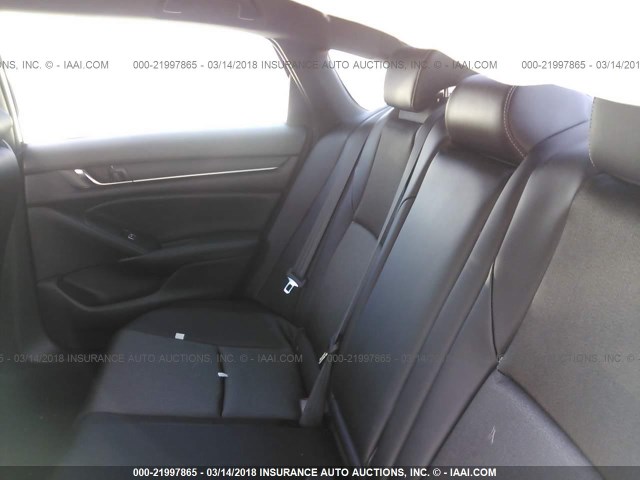 1HGCV1F34JA053741 - 2018 HONDA ACCORD SPORT BLACK photo 8