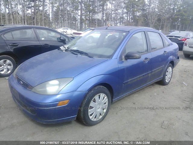 1FAFP34374W189525 - 2004 FORD FOCUS SE COMFORT/SE SPORT BLUE photo 2