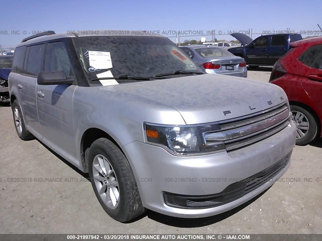 2FMGK5B86EBD26153 - 2014 FORD FLEX SE SILVER photo 1