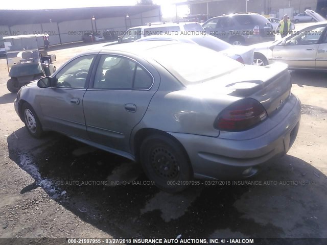 1G2NE52E95M104200 - 2005 PONTIAC GRAND AM SE GRAY photo 3