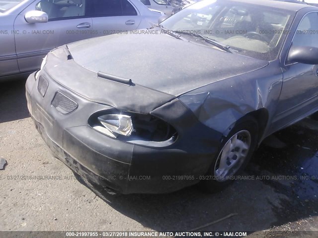 1G2NE52E95M104200 - 2005 PONTIAC GRAND AM SE GRAY photo 6