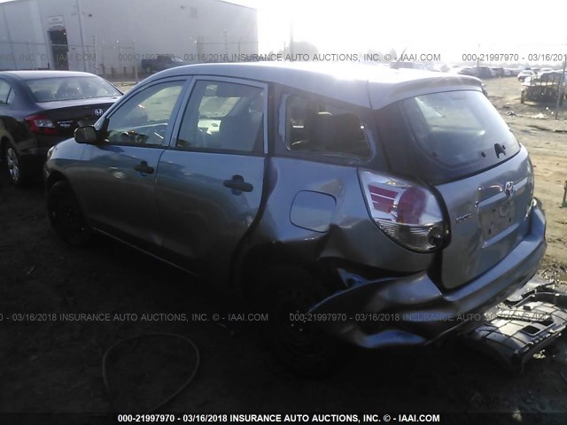 2T1KR32E18C698743 - 2008 TOYOTA COROLLA MATRIX XR BLUE photo 3