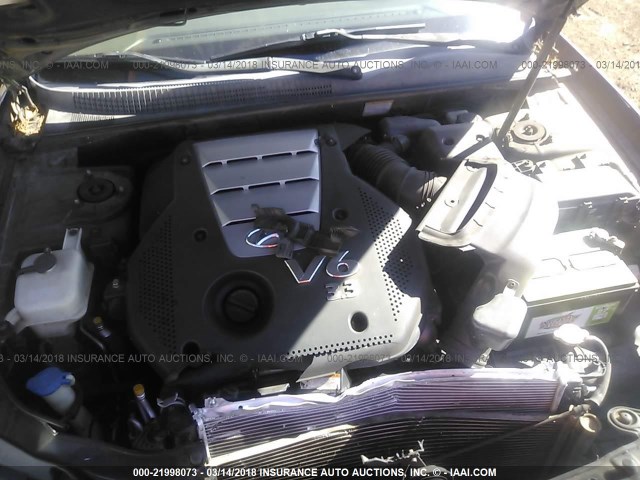 5NPEU46F26H018623 - 2006 HYUNDAI SONATA GLS/LX PURPLE photo 10