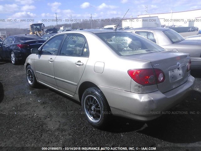 2T1BR32E97C836317 - 2007 TOYOTA COROLLA CE/LE/S GOLD photo 3