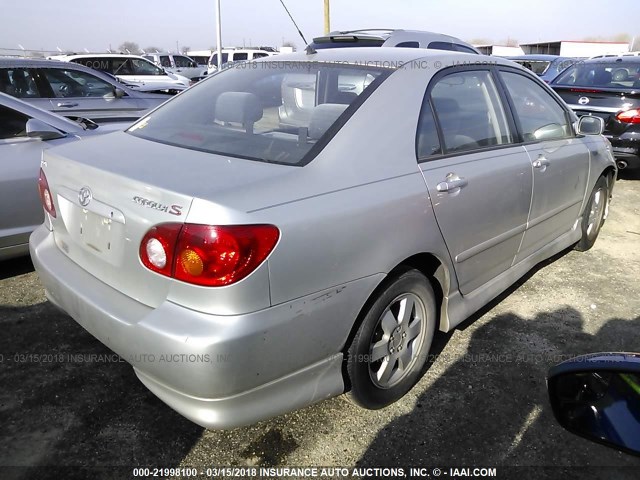 1NXBR32E93Z161433 - 2003 TOYOTA COROLLA CE/LE/S SILVER photo 4