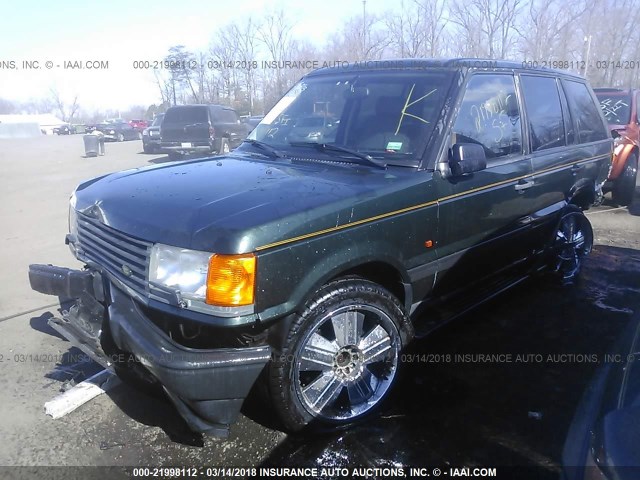 SALPV1246SA317860 - 1995 LAND ROVER RANGE ROVER 4.0 SE LONG WHEELBASE GREEN photo 2