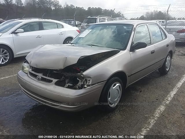 2T1BR12E2WC041354 - 1998 TOYOTA COROLLA VE/CE/LE BEIGE photo 2