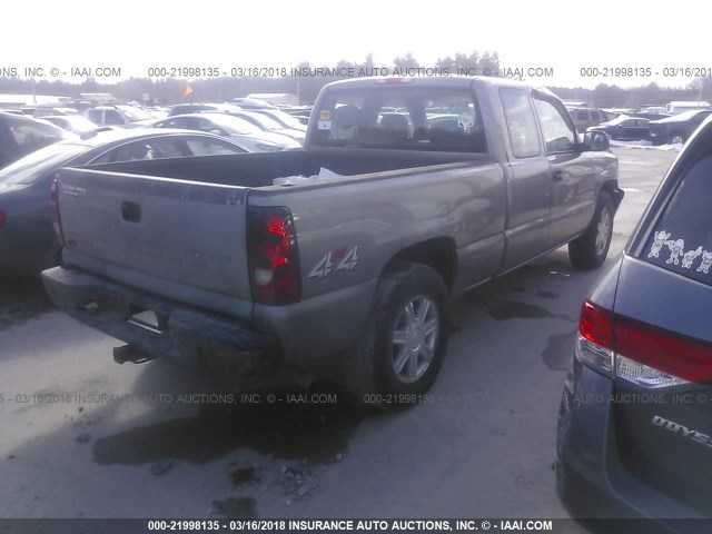 2GCEK19VX61332917 - 2006 CHEVROLET SILVERADO K1500 GRAY photo 4