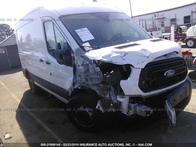 1FTYE1CM2GKB46844 - 2016 FORD TRANSIT T-150 WHITE photo 1