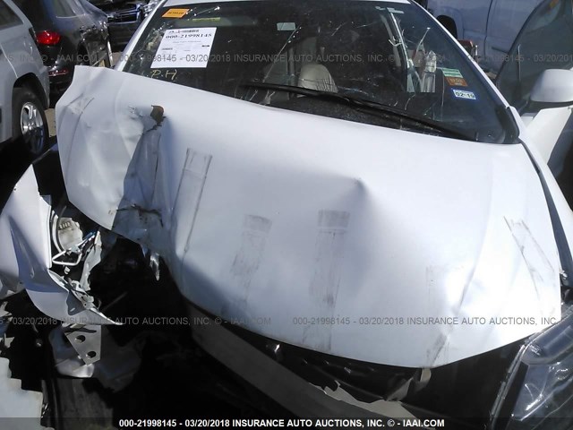 19XFB2F91DE035259 - 2013 HONDA CIVIC EXL WHITE photo 10
