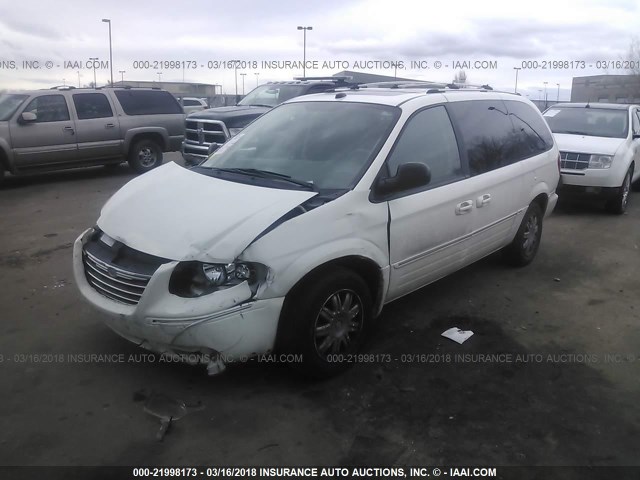2C4GP64L35R456749 - 2005 CHRYSLER TOWN & COUNTRY LIMITED WHITE photo 2
