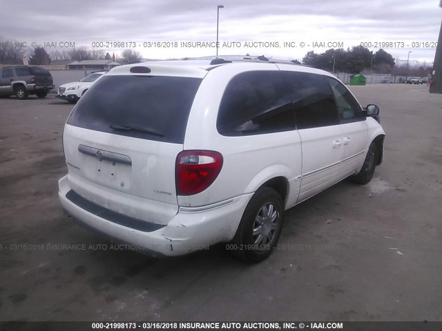 2C4GP64L35R456749 - 2005 CHRYSLER TOWN & COUNTRY LIMITED WHITE photo 4