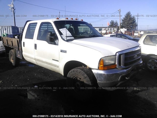 1FTSW31FX1ED12634 - 2001 FORD F350 SRW SUPER DUTY WHITE photo 1