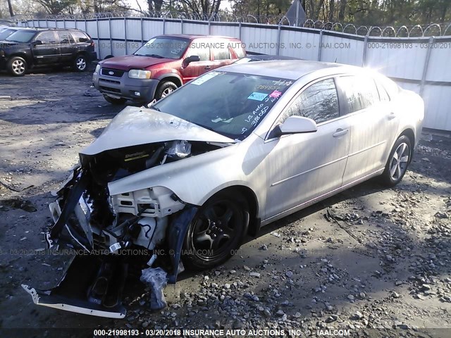 1G1ZC5E16BF318050 - 2011 CHEVROLET MALIBU 1LT კრემისფერი ფოტო 2