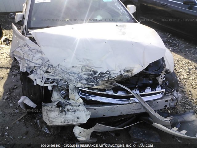 1G1ZC5E16BF318050 - 2011 CHEVROLET MALIBU 1LT კრემისფერი ფოტო 6