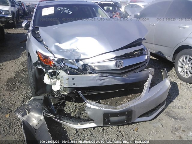 19VDE1F35DE004951 - 2013 ACURA ILX 20 SILVER photo 6