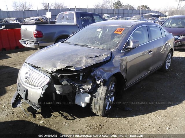 1G4GE5EV0AF229760 - 2010 BUICK LACROSSE CXS Pewter photo 2