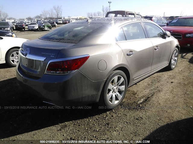 1G4GE5EV0AF229760 - 2010 BUICK LACROSSE CXS Pewter photo 4