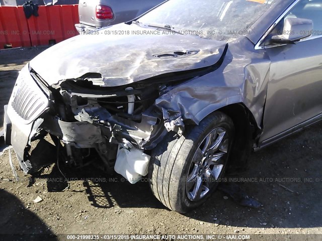 1G4GE5EV0AF229760 - 2010 BUICK LACROSSE CXS Pewter photo 6