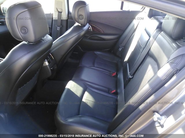 1G4GE5EV0AF229760 - 2010 BUICK LACROSSE CXS Pewter photo 8