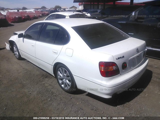 JT8BD68S5Y0107884 - 2000 LEXUS GS 300 WHITE photo 3