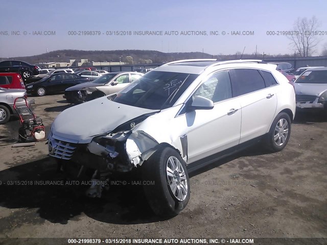 3GYFNCE36DS603236 - 2013 CADILLAC SRX LUXURY COLLECTION WHITE photo 2