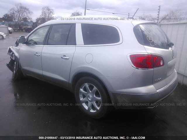 5GAEV23D19J160785 - 2009 BUICK ENCLAVE CXL GRAY photo 3