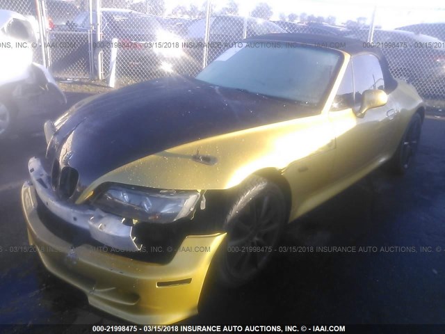 4USCJ332XVLC04428 - 1997 BMW Z3 2.8 GOLD photo 2