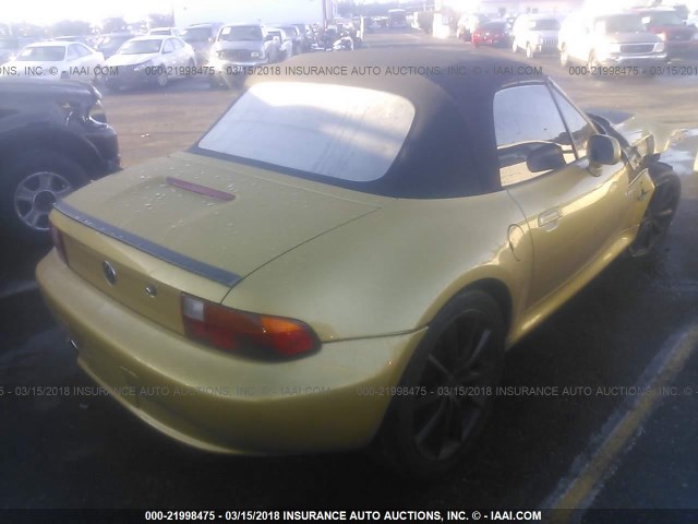 4USCJ332XVLC04428 - 1997 BMW Z3 2.8 GOLD photo 4