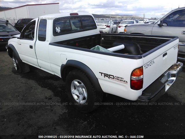 5TESN92N84Z320695 - 2004 TOYOTA TACOMA XTRACAB PRERUNNER თეთრი ფოტო 3