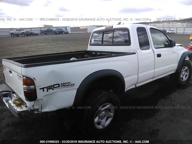 5TESN92N84Z320695 - 2004 TOYOTA TACOMA XTRACAB PRERUNNER WHITE photo 4