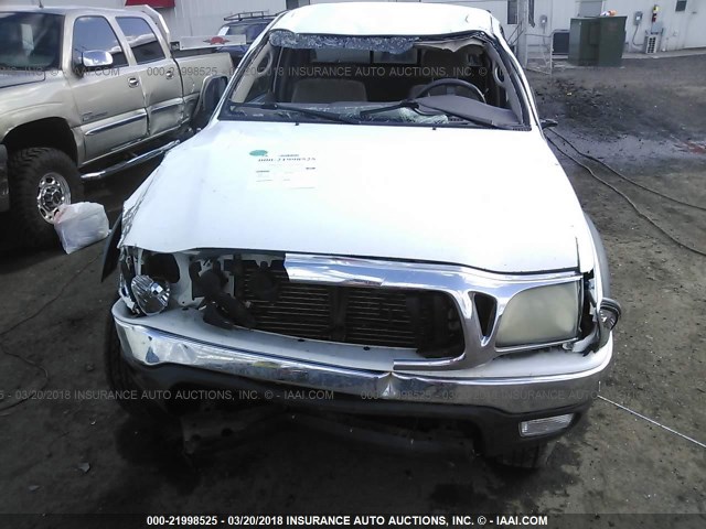 5TESN92N84Z320695 - 2004 TOYOTA TACOMA XTRACAB PRERUNNER თეთრი ფოტო 6