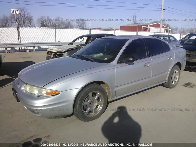 1G3NF52E43C186106 - 2003 OLDSMOBILE ALERO GLS GRAY photo 2