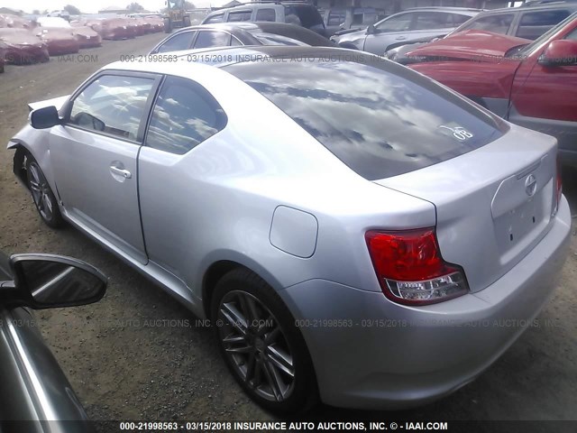 JTKJF5C73B3005504 - 2011 TOYOTA SCION TC 银色 照片 3
