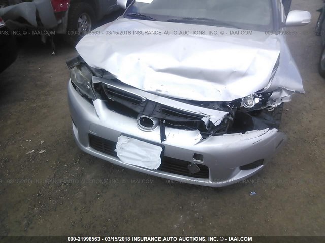 JTKJF5C73B3005504 - 2011 TOYOTA SCION TC 银色 照片 6