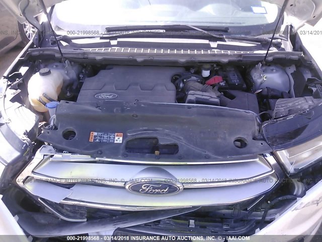 2FMPK3J88GBB04142 - 2016 FORD EDGE SEL 银色 照片 10