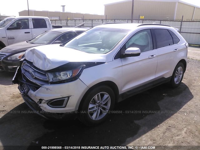 2FMPK3J88GBB04142 - 2016 FORD EDGE SEL 银色 照片 2