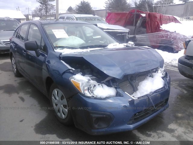 JF1GPAA63DH816460 - 2013 SUBARU IMPREZA BLUE photo 1