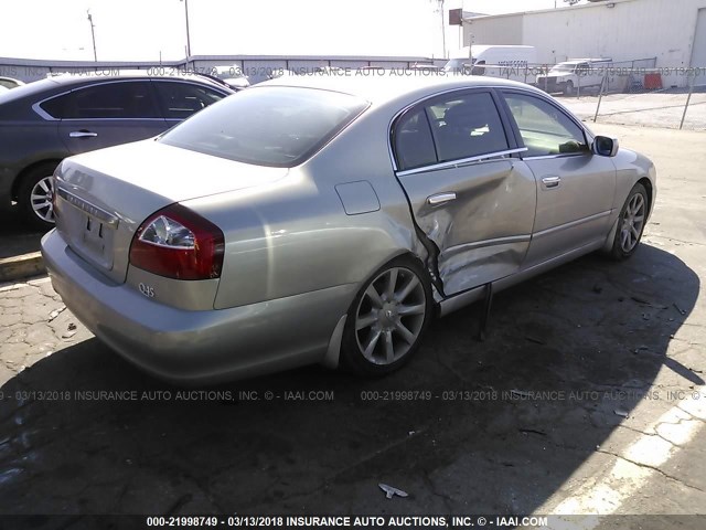 JNKBF01A42M001872 - 2002 INFINITI Q45 SILVER photo 4