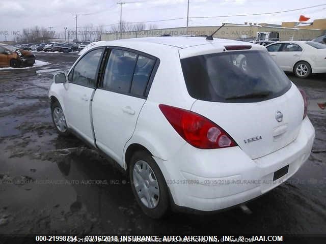 3N1BC1CP0AL440631 - 2010 NISSAN VERSA S/SL WHITE photo 3