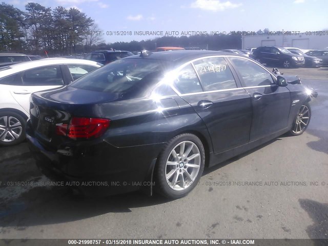 WBAFU7C59BDU54285 - 2011 BMW 535 XI BLACK photo 4