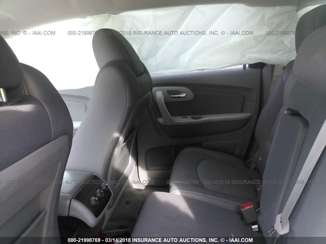 1GNKVFED1CJ364457 - 2012 CHEVROLET TRAVERSE LS GRAY photo 8