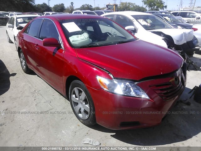 4T1BE46K49U348850 - 2009 TOYOTA CAMRY SE/LE/XLE RED photo 1