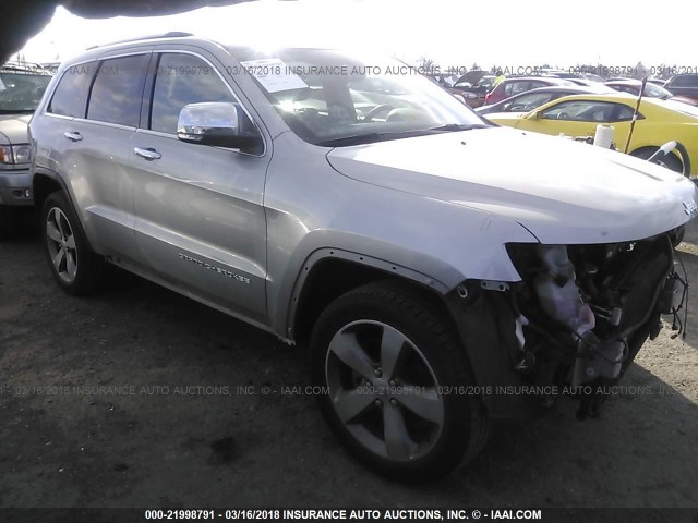 1C4RJFBG0EC184265 - 2014 JEEP GRAND CHEROKEE LIMITED SILVER photo 1