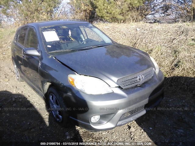 2T1KR32E36C596728 - 2006 TOYOTA COROLLA MATRIX XR GRAY photo 1