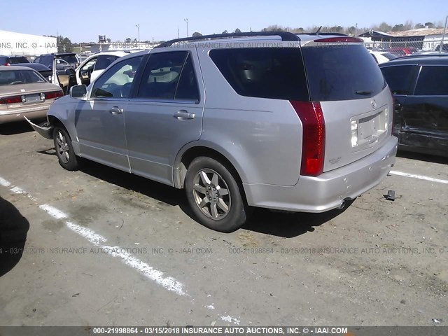 1GYEE637380151925 - 2008 CADILLAC SRX SILVER photo 3