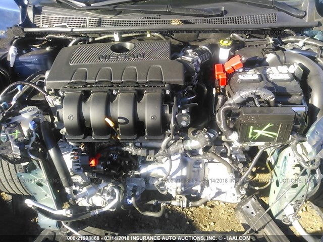 3N1AB7APXHY289492 - 2017 NISSAN SENTRA S/SV/SR/SL 深蓝色 照片 10