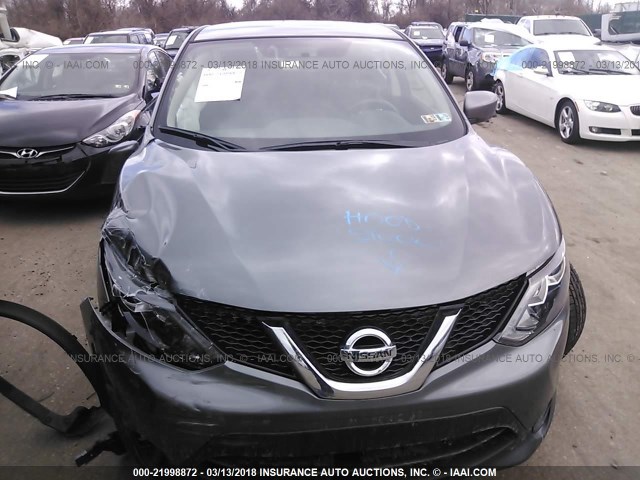 JN1BJ1CR5HW143429 - 2017 NISSAN ROGUE SPORT S/SV/SL GRAY photo 10