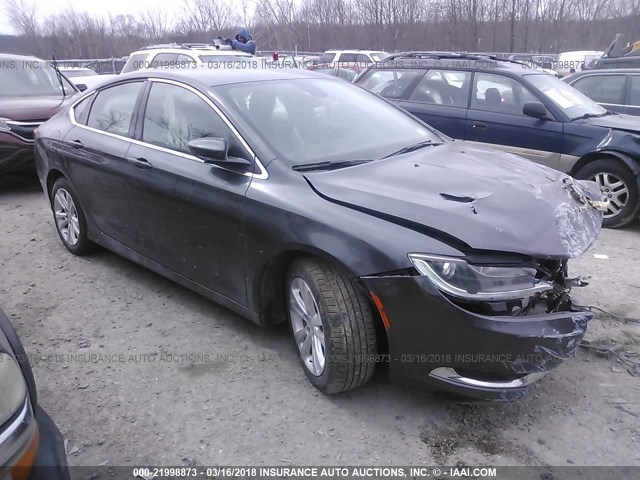 1C3CCCAB6GN170046 - 2016 CHRYSLER 200 LIMITED GRAY photo 1